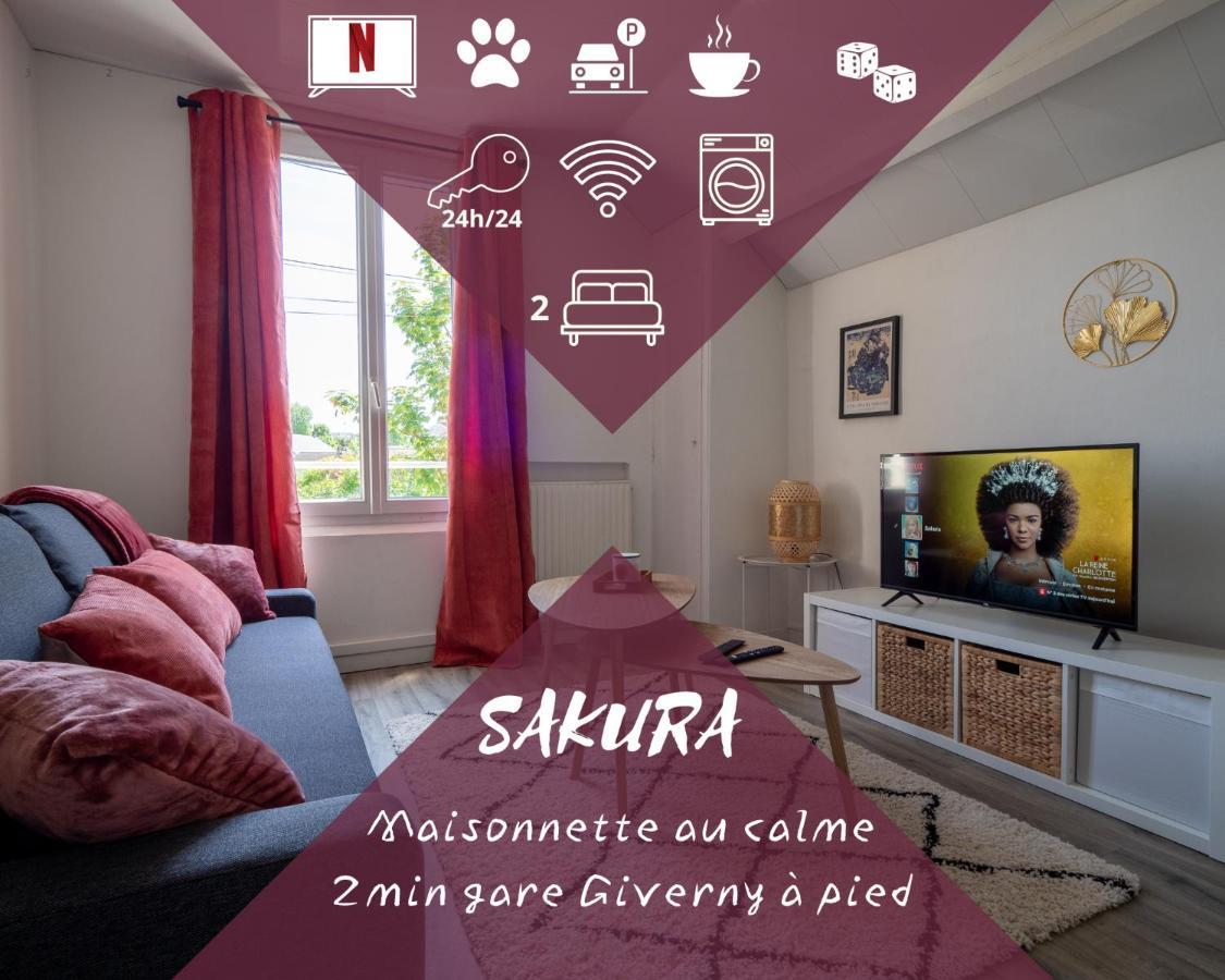 Sakura -Maisonnette Gare Giverny Villa Vernon  Esterno foto